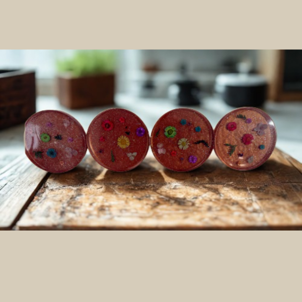 Resin Drink Coasters Indoor Outdoor Decorative
