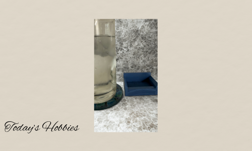 Today’s Hobbies resin indoor outdoor decorative drink coasters with a glass placed on one coaster