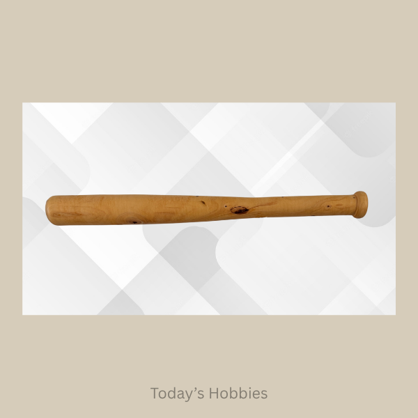 Unique wood gift for collectors vintage wooden baseball bat from Todays Hobbies