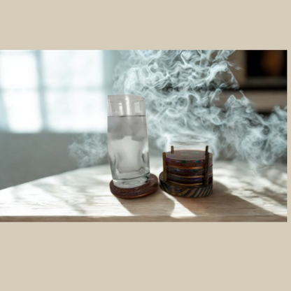 Resin Drink Coasters Indoor Outdoor Decorative