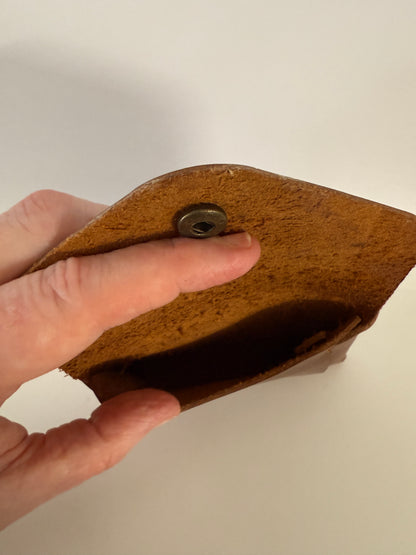 Cow Hide Wallet Unique Leather Gift for Her