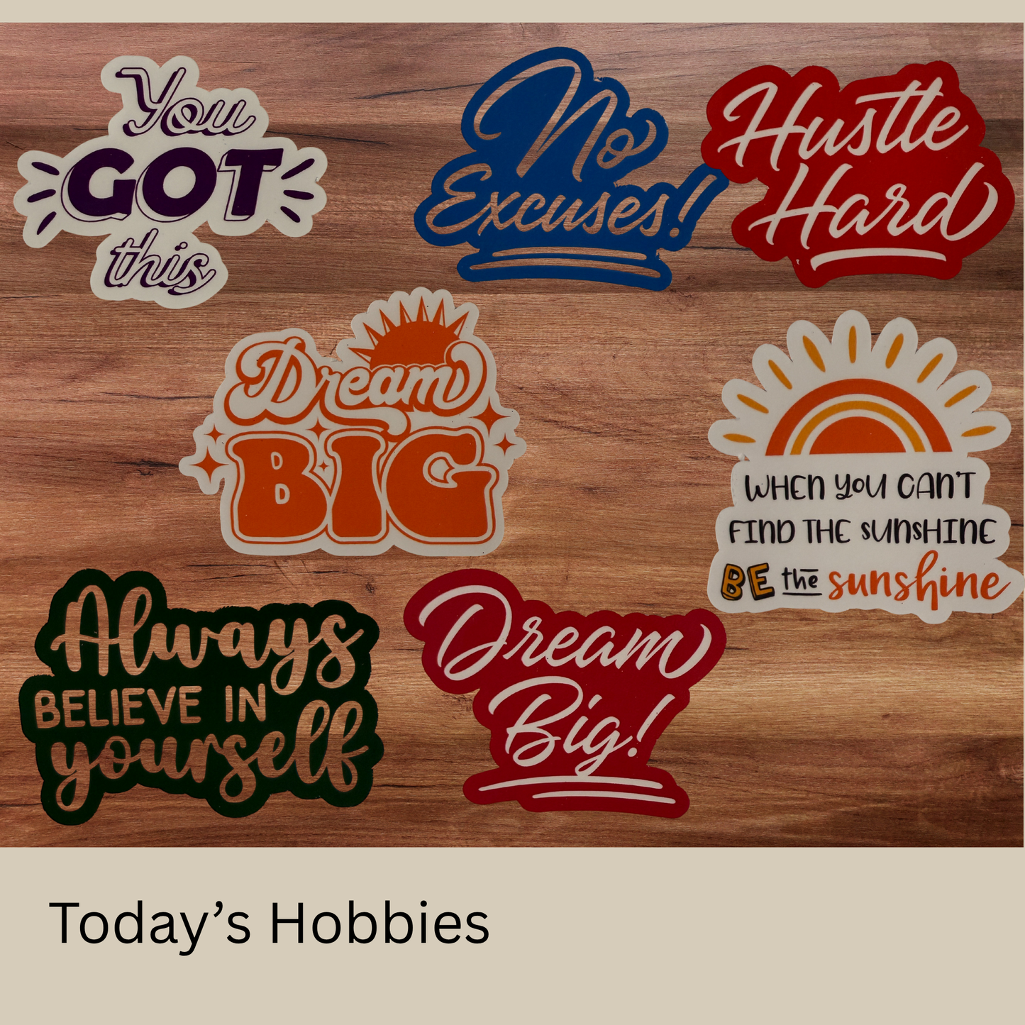 Weatherproof Sticker Pack Todays Hobbies Premium