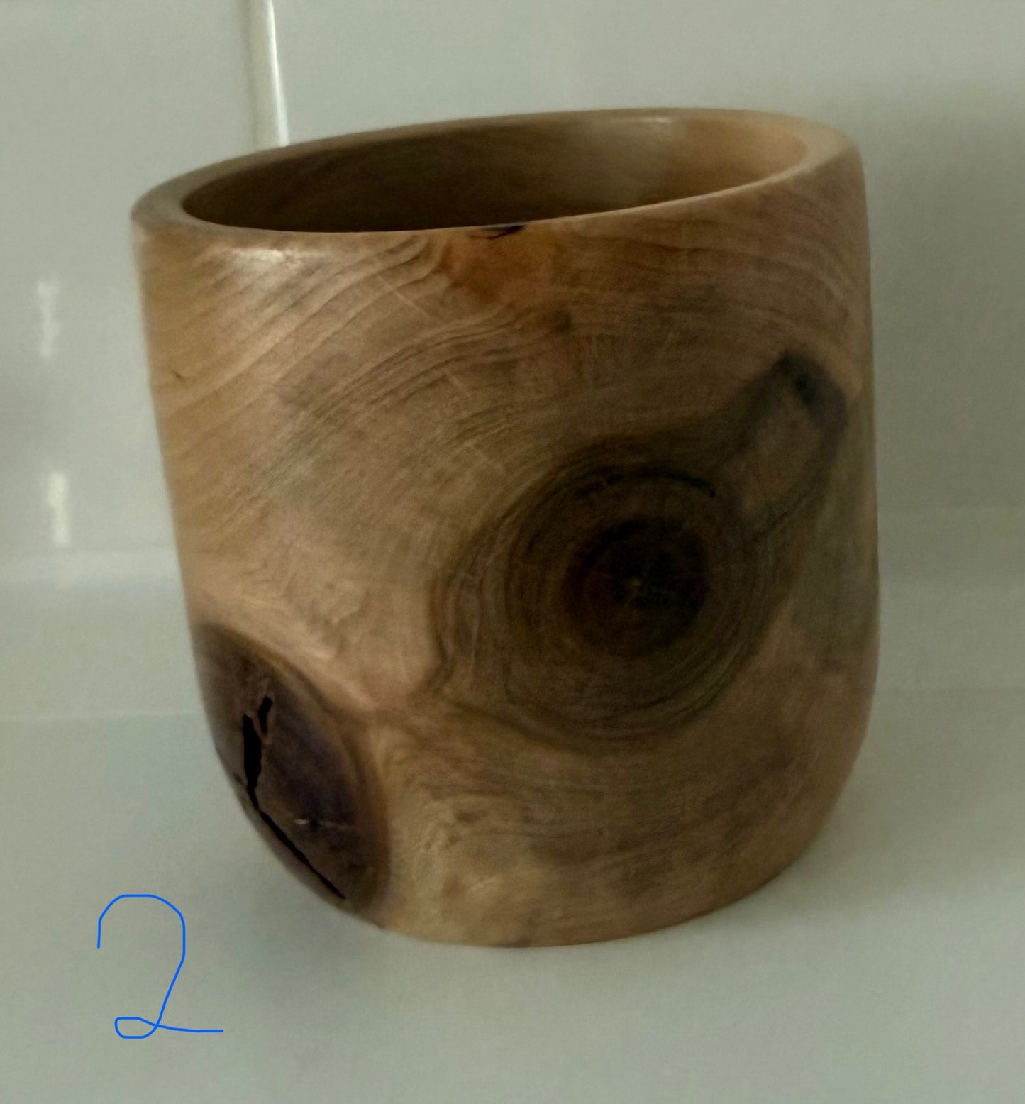 Wooden decorative plant pot gift by Today’s Hobbies with natural wood grain and smooth finish