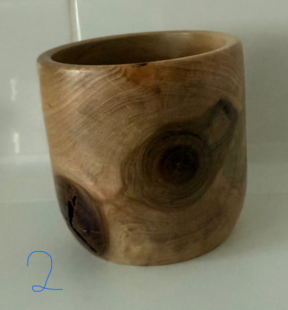 Wooden decorative plant pot gift by Today’s Hobbies with natural wood grain and smooth finish