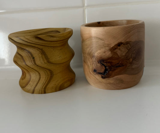 Today’s Hobbies wooden decorative plant pot gift set with natural wood grain and smooth finish