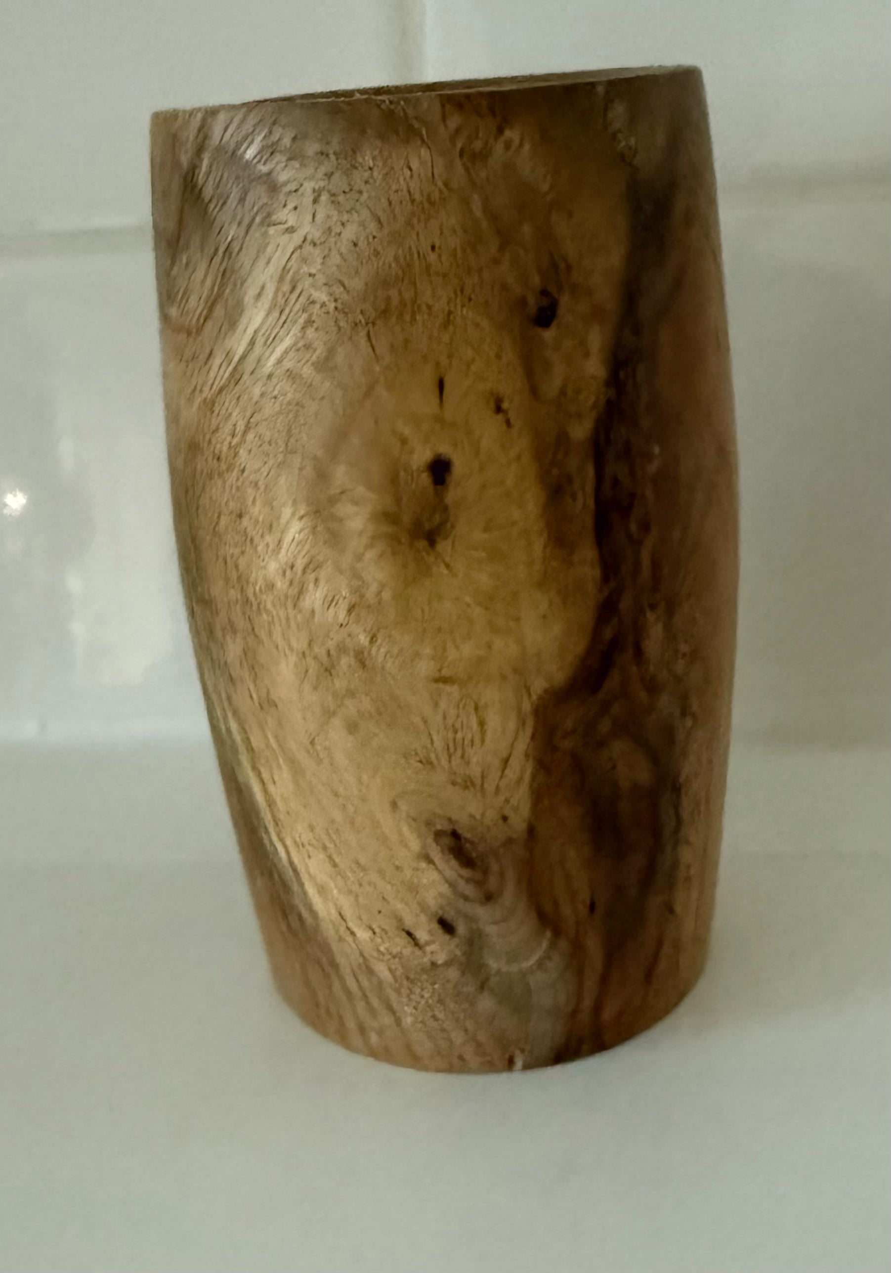 Handcrafted wooden vase by Today’s Hobbies perfect as a handcrafted gift for home office decor