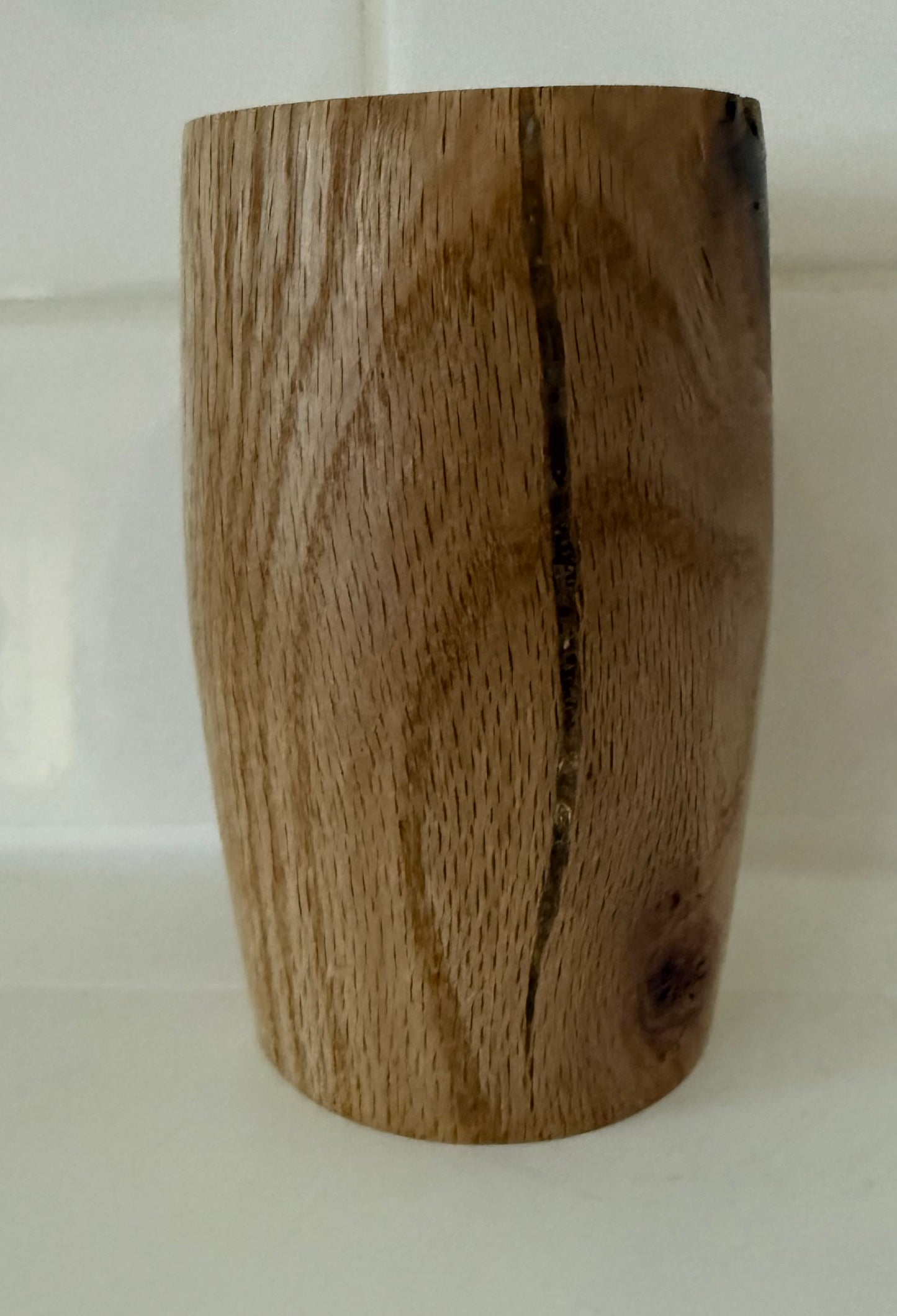 Smooth wooden cup made by Today’s Hobbies handcrafted gift for home office decor