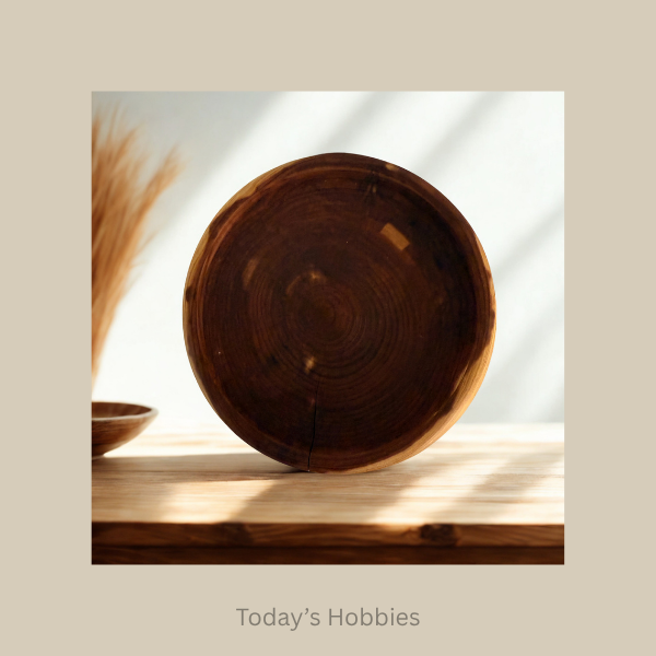 Todays Hobbies wooden decor piece showcasing unique home decor gift ideas with natural wood grain