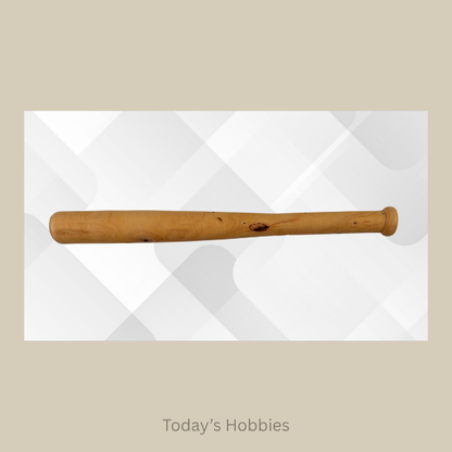 Unique wood gift for collectors vintage wooden baseball bat from Todays Hobbies