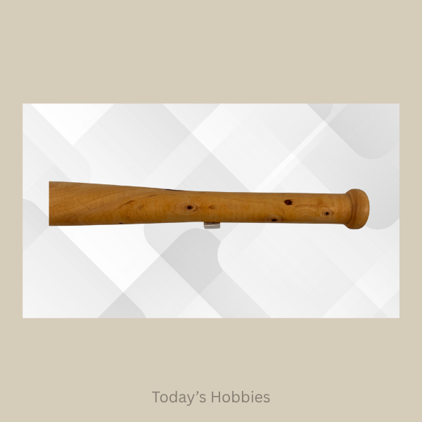Unique wood gift for collectors handcrafted wooden pipe with natural grain patterns