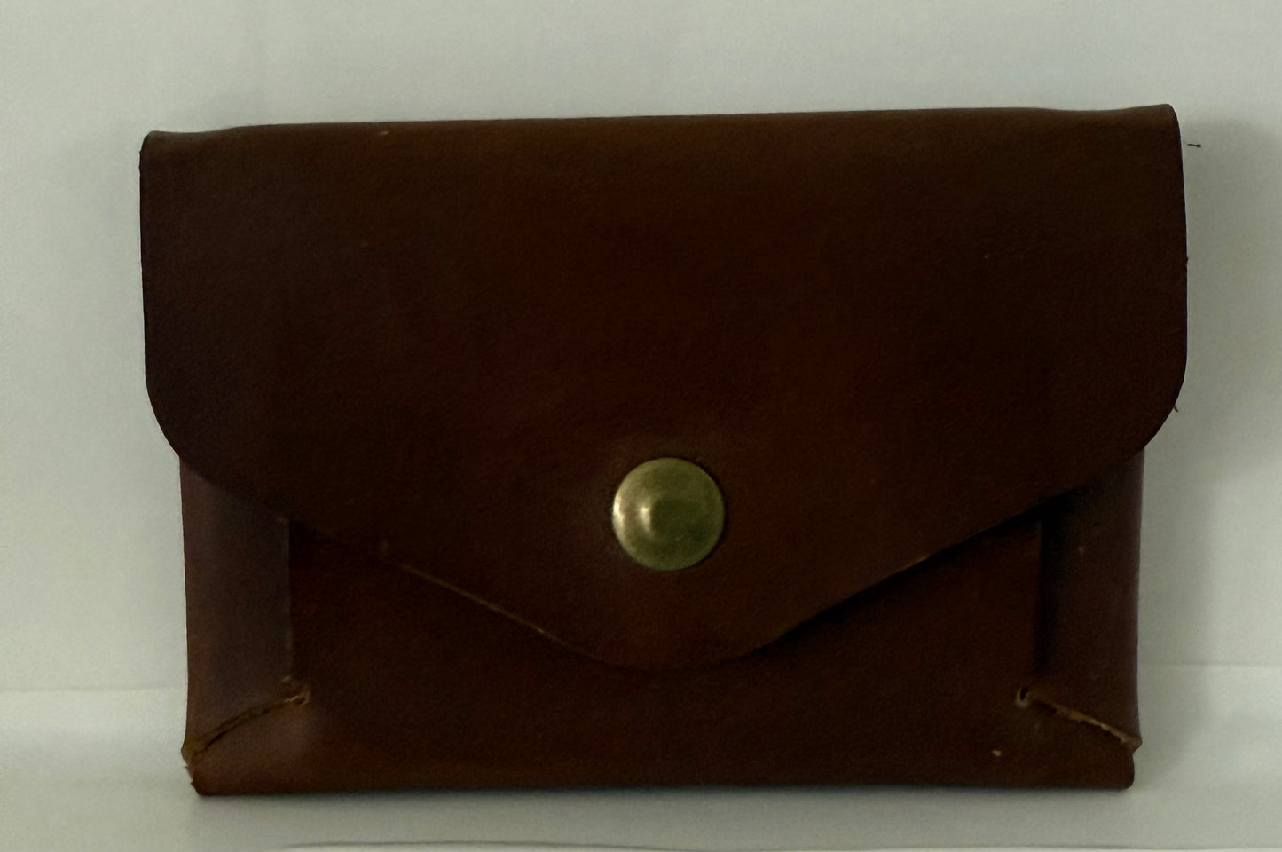 Today's Hobbies 100% cow hide brown leather wallet unique leather gift for her